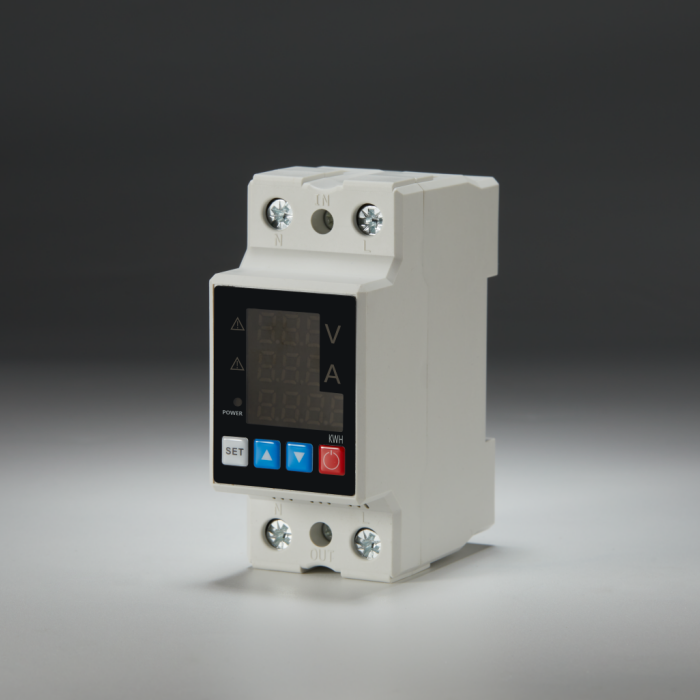 DVP-115  Digital Over/Under Voltage And Overload Protector Delayed Start Energy Meter